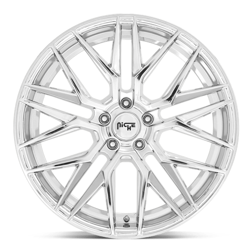 Niche M249 GAMMA Chrome 20x9 +35 5x120mm 74.1mm - Wheelwiz
