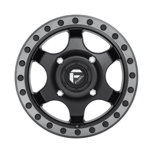 Fuel Offroad D639 GATLING Matte Black Gun Metal Ring 15x7 +55 4x156mm 132mm - WheelWiz