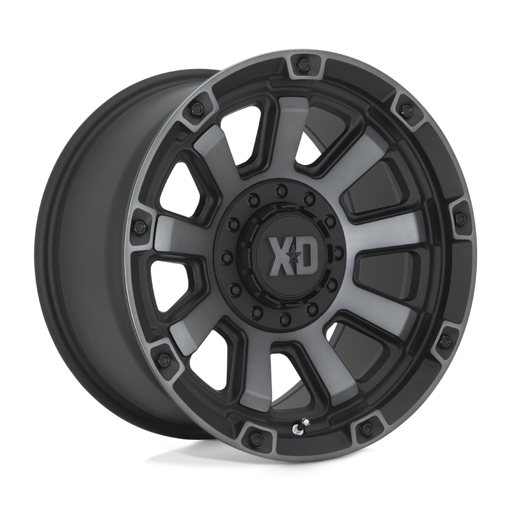 XD Series XD852 GAUNTLET Satin Black With Gray Tint 17x9 00 5x127|5x139.7mm 78.1mm - WheelWiz