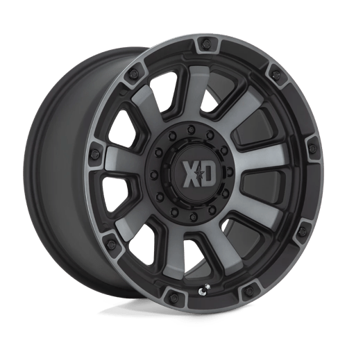 XD Series XD852 GAUNTLET Satin Black W/ Gray Tint 20x9 0 8x165.1mm 125.1mm - Wheelwiz