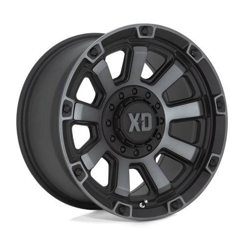 XD Series XD852 GAUNTLET Satin Black With Gray Tint 20x9 00 8x170mm 125.1mm - WheelWiz