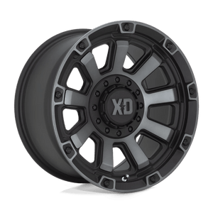 XD Series XD852 GAUNTLET Satin Black W/ Gray Tint 17x9 0 5x120.65mm 78.1mm