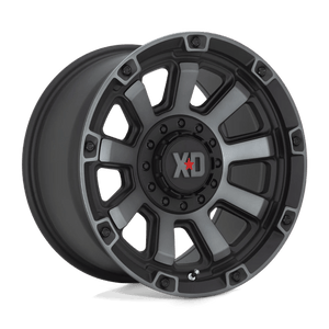 XD Series XD852 GAUNTLET Satin Black W/ Gray Tint 17x9 0 5x120.65mm 78.1mm