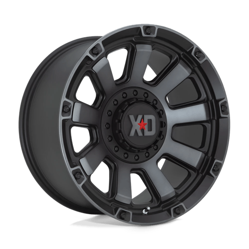 XD Series XD852 GAUNTLET Satin Black W/ Gray Tint 20x10 -18 6x135|6x139.7mm 106.1mm - Wheelwiz