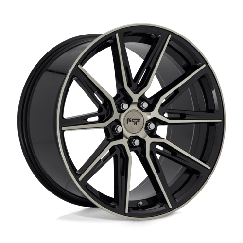 Niche M219 GEMELLO Gloss Machined Double Dark Tint 20x9 +38 5x112mm 66.6mm - WheelWiz