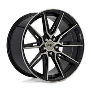 Niche M219 GEMELLO Gloss Machined Double Dark Tint 20x9 +38 5x112mm 66.6mm - WheelWiz