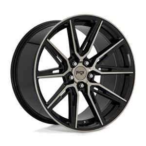 Niche M219 GEMELLO Gloss Machined Double Dark Tint 20x9 +35 5x120mm 72.6mm - WheelWiz