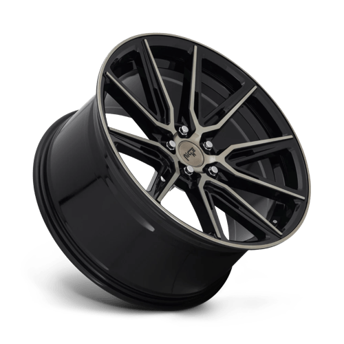 Niche M219 GEMELLO Gloss Mach Double Dark Tint 20x10.5 +20 5x115mm 71.5mm - Wheelwiz