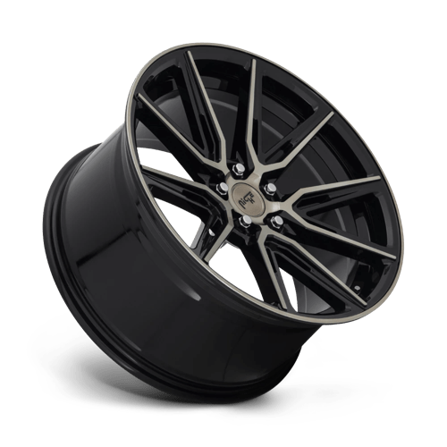 Niche M219 GEMELLO Gloss Machined Double Dark Tint 20x9 +38 5x112mm 66.6mm - WheelWiz