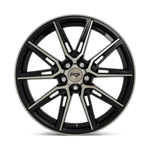 Niche M219 GEMELLO Gloss Mach Double Dark Tint 20x10.5 +40 5x112mm 66.6mm - Wheelwiz