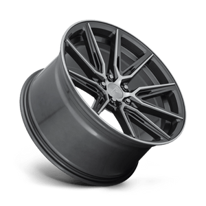 Niche M220 GEMELLO Gloss Anthracite Machined 20x9 +38 5x112mm 66.6mm - WheelWiz