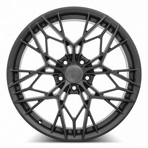 MRR GF10 Gun Metal 18x8.5 +35 5x120mm 73.1mm - WheelWiz