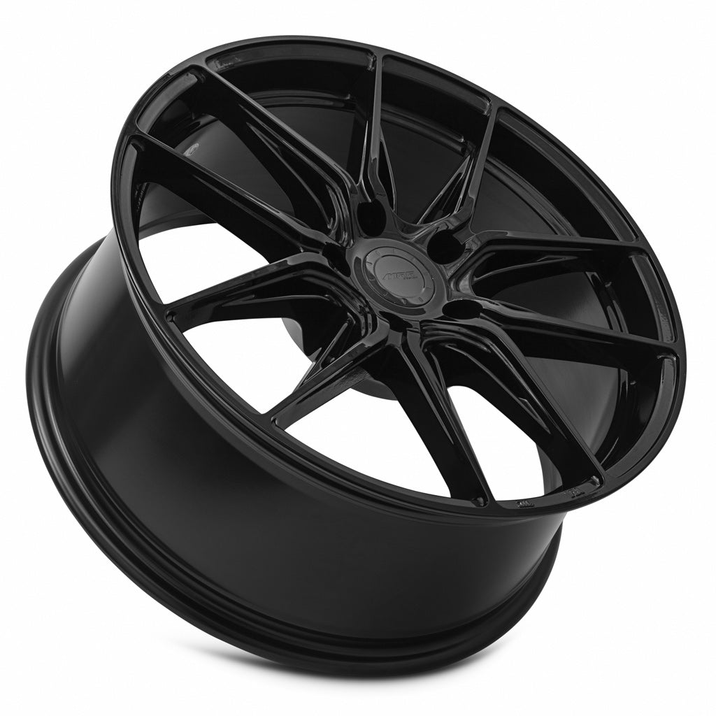 MRR GF13 Gloss Black 20x9 +20 5x114.3mm 73.1mm - Wheelwiz