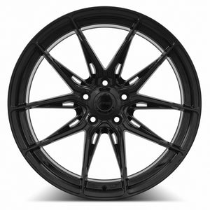 MRR GF13 Gloss Black 20x11 +40 5x114.3mm 73.1mm - Wheelwiz