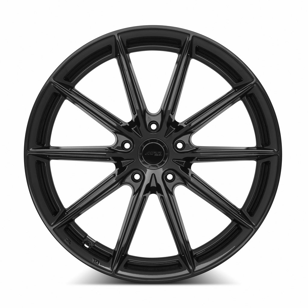 MRR GF26 Gloss Black 19x9.5 +40 5x120mm 72.6mm - Wheelwiz