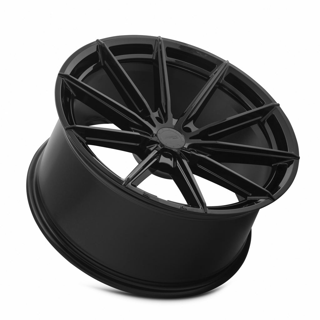 MRR GF26 Gloss Black 20x10 +20 Custommm 66.6mm - Wheelwiz