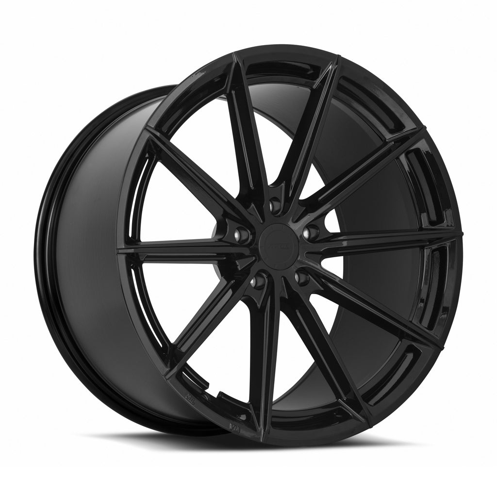 MRR GF26 Gloss Black 20x11 +40 5x114.3mm 73.1mm - Wheelwiz