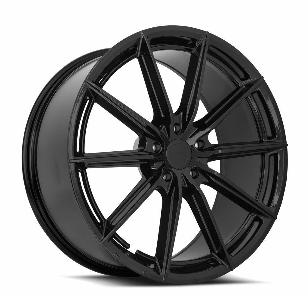 MRR GF26 Gloss Black 20x9 +38 5x112mm 66.6mm - Wheelwiz