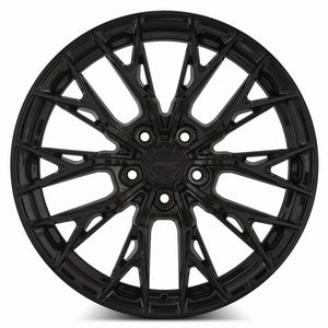 MRR GF5 Gloss Black 21x9 +38 5x108mm 73.1mm - Wheelwiz