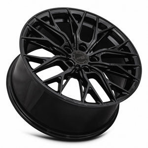 MRR GF5 Gloss Black 21x9 +38 5x120mm 72.6mm - Wheelwiz