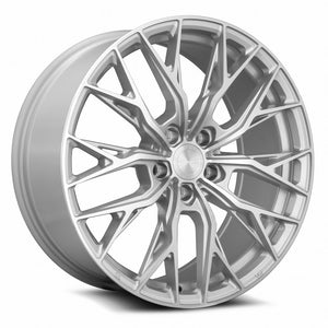 MRR GF5 Silver Machine Face 19x8.5 +35 5x108mm 73.1mm