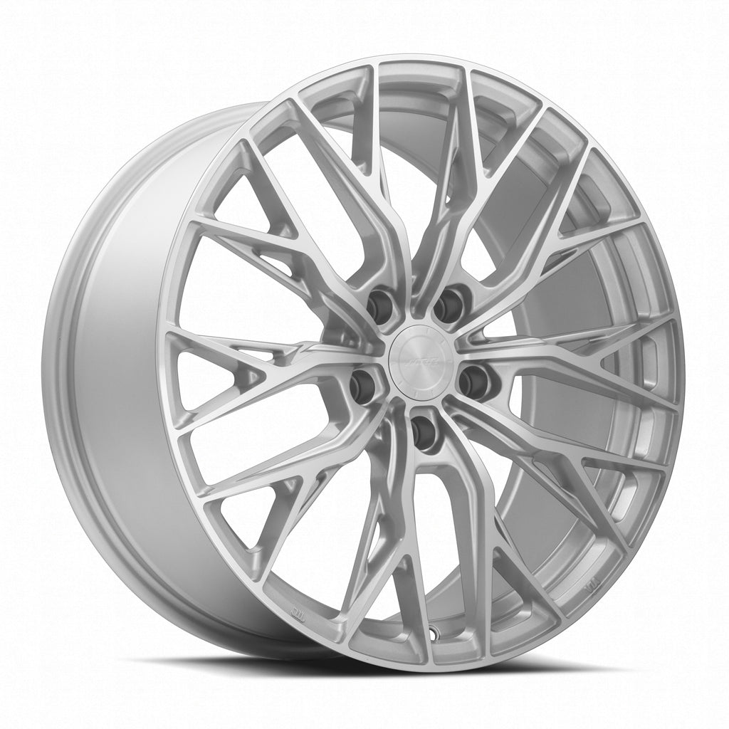 MRR GF5 Silver Machined Face 21x9 +20 5x114.3mm 73.1mm - Wheelwiz