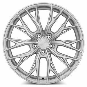 MRR GF5 Silver Machine Face 18x8.5 +30 5x100|5x120.7mm 66.6mm