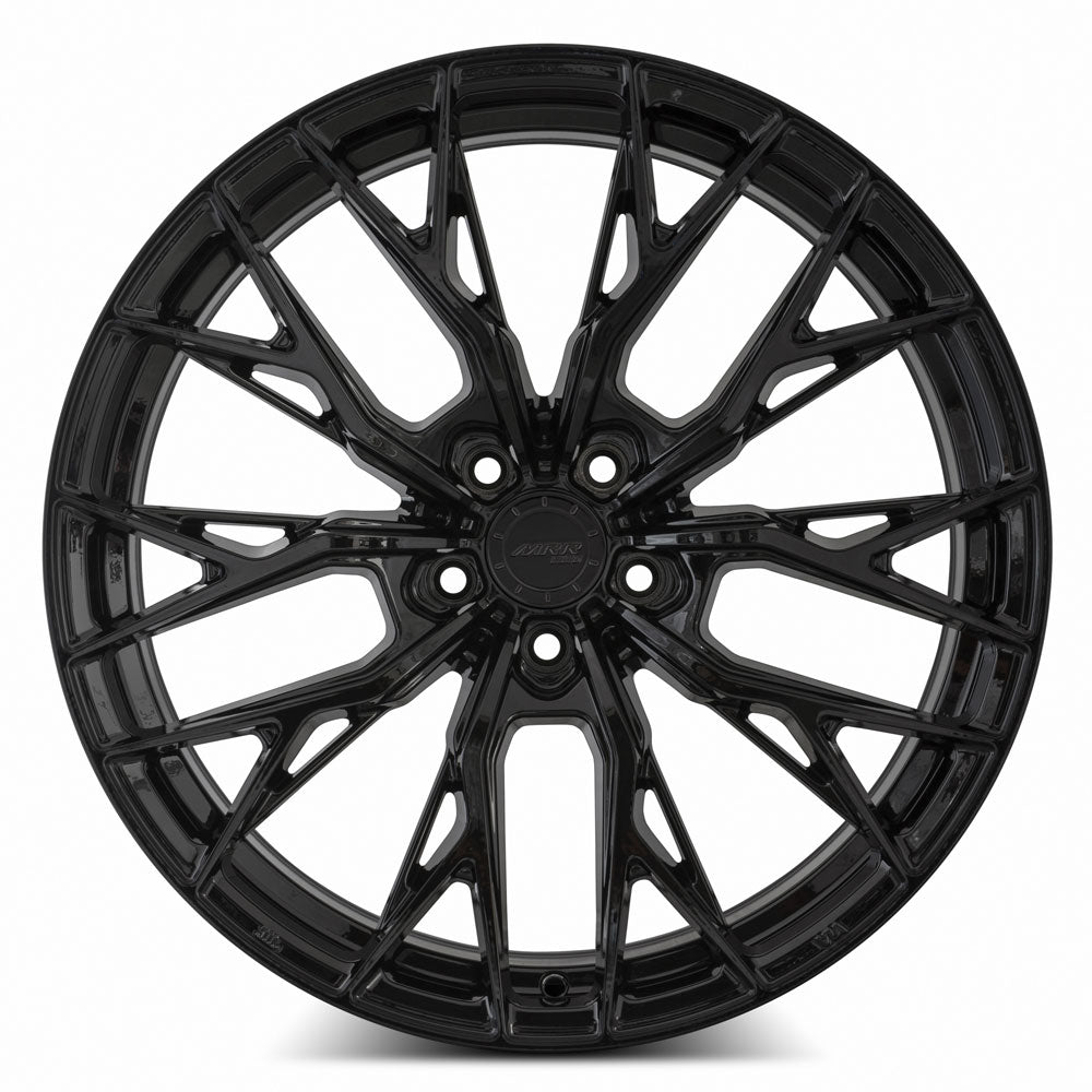 MRR GF5 Gloss Black 19x9.5 +40 5x112mm 66.6mm - Wheelwiz