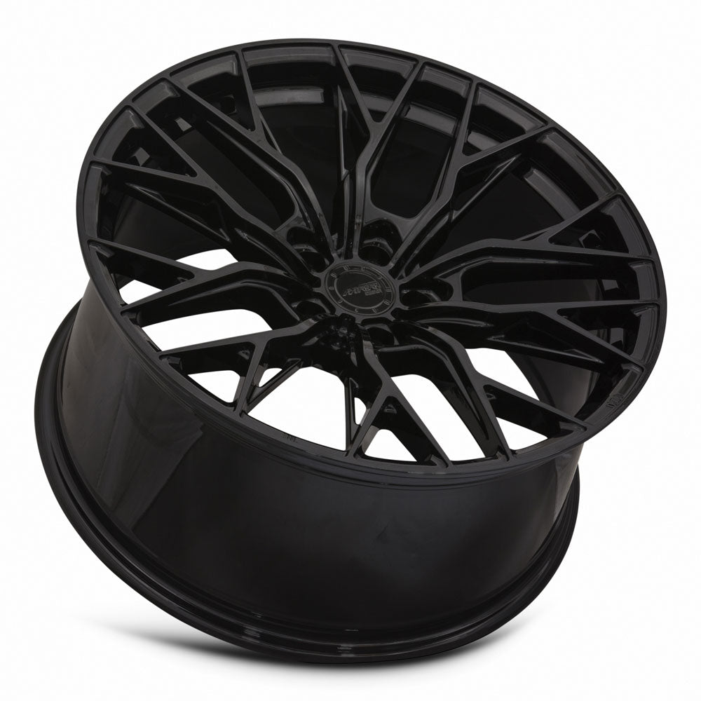 MRR GF5 Gloss Black 21x9 +24 5x114.3mm 73.1mm - Wheelwiz