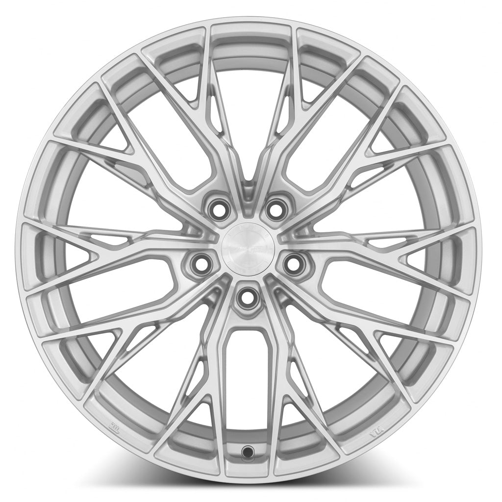 MRR GF5 Silver Machine Face 19x9.5 +40 5x114.3mm 73.1mm