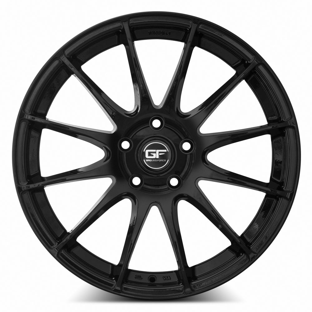 MRR GF6 Black 19x8.5 +12 5x100|5x120.7mm 66.6mm