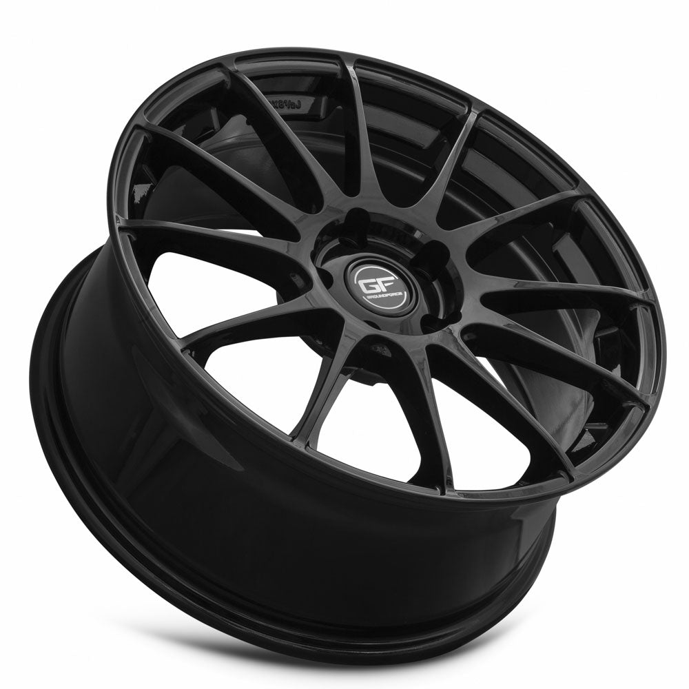 MRR GF6 Gloss Black 19x8.5 +35 5x112mm 66.6mm - Wheelwiz