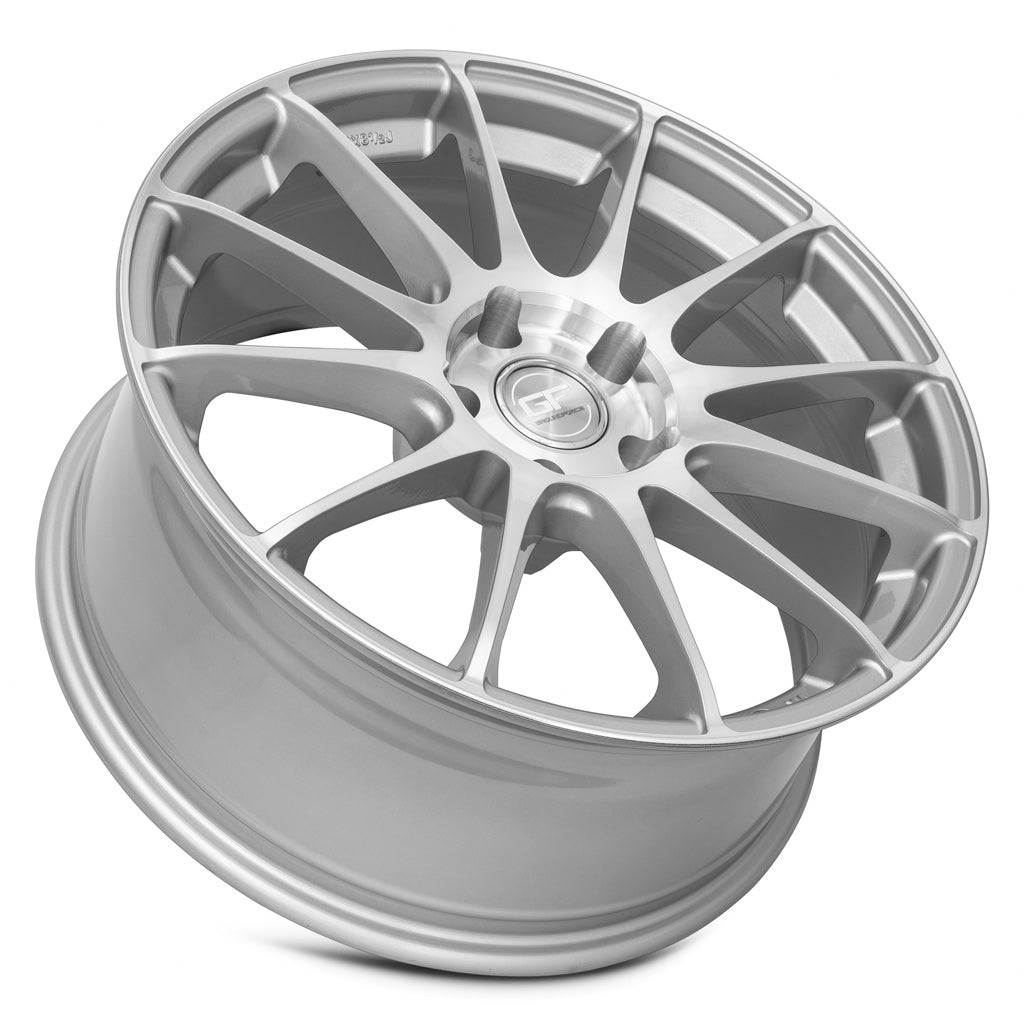 MRR GF6 Silver Machined Face 19x8.5 +35 5x108mm 73.1mm - Wheelwiz