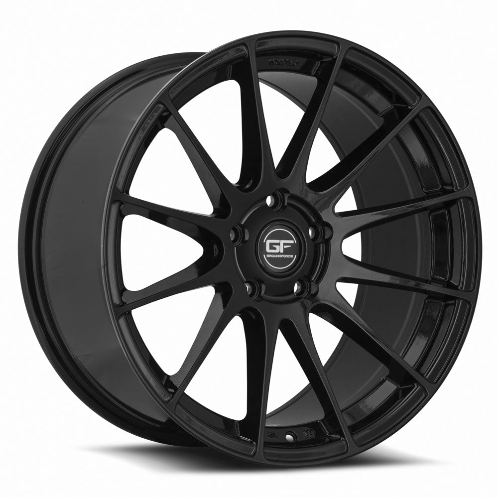 MRR GF6 Gloss Black 19x9.5 +15 Custommm 66.6mm - Wheelwiz