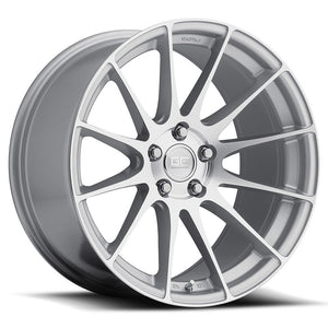 MRR GF6 Silver Machined Face 19x9.5 +45 5x112mm 66.6mm - Wheelwiz