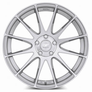 MRR GF6 Silver Machined Face 19x9.5 +40 5x120mm 72.6mm