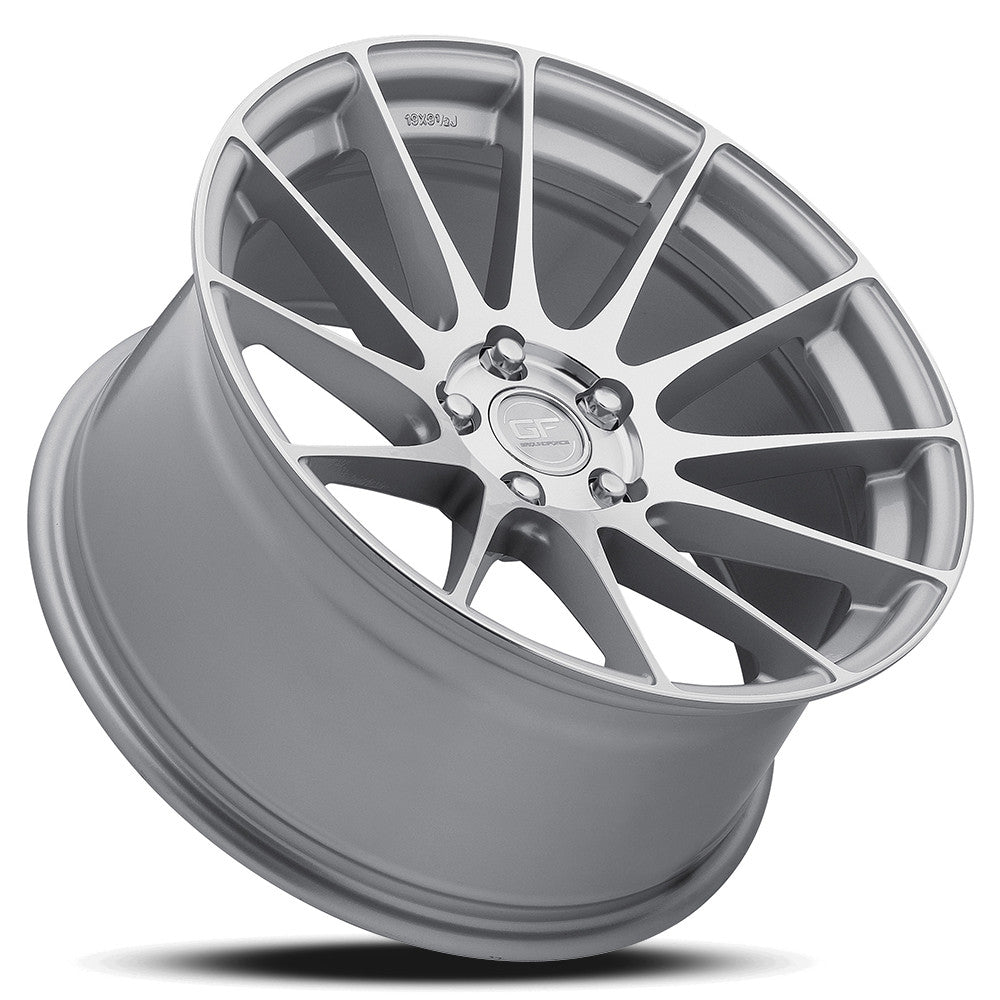 MRR GF6 Silver Machined Face 19x9.5 +20 5x120mm 72.6mm - Wheelwiz