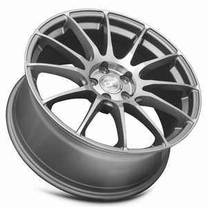 MRR GF6 Silver Machine Face 20x9 +38 5x108mm 73.1mm - WheelWiz