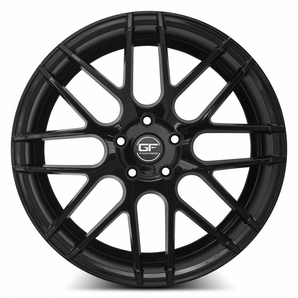 MRR GF7 Black 19x10.5 +40 5x112mm 66.6mm - WheelWiz