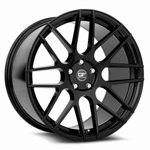 MRR GF7 Black 20x10.5 +25 5x112mm 66.6mm - WheelWiz