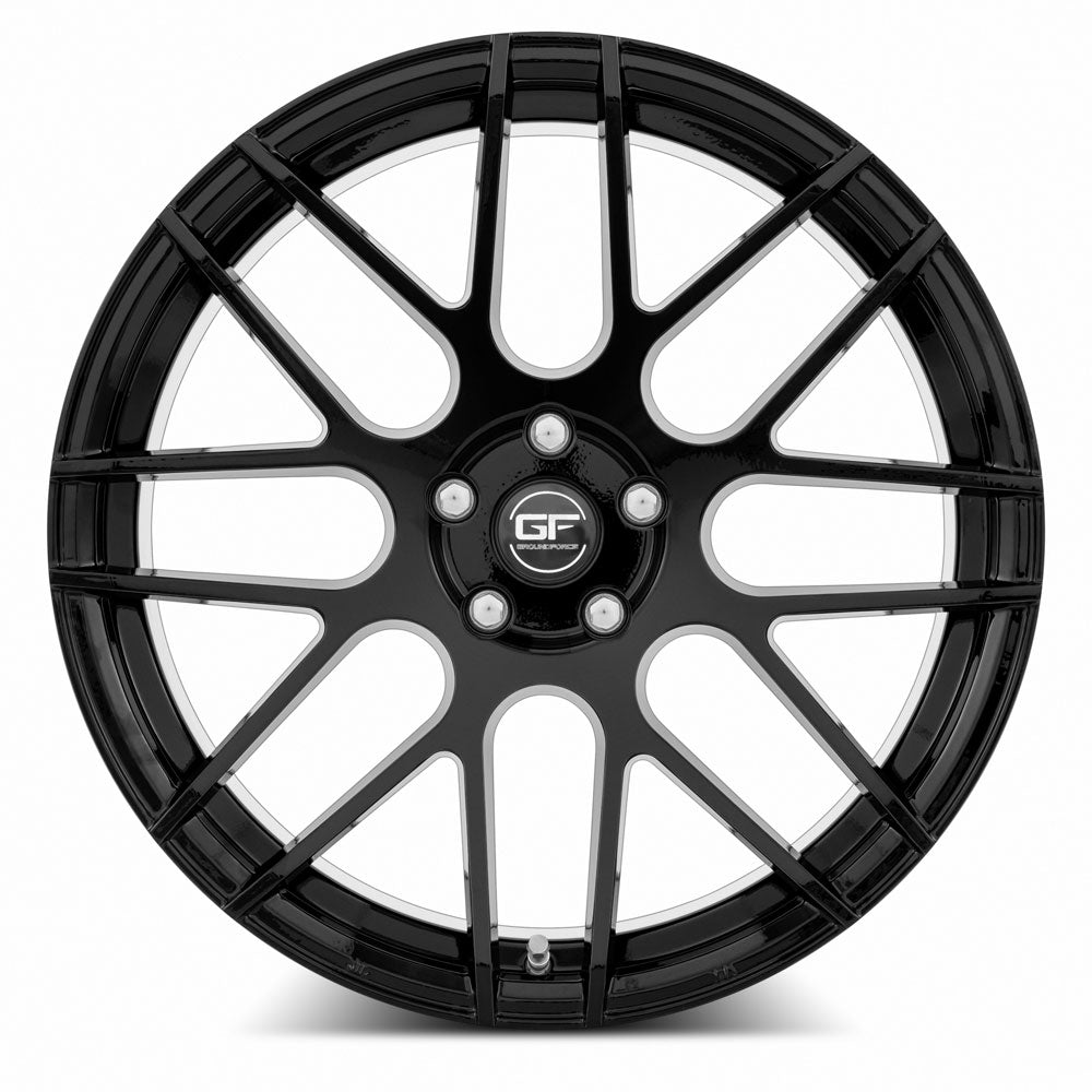 MRR GF7 Black 20x10.5 +40 5x114.3mm 73.1mm - WheelWiz