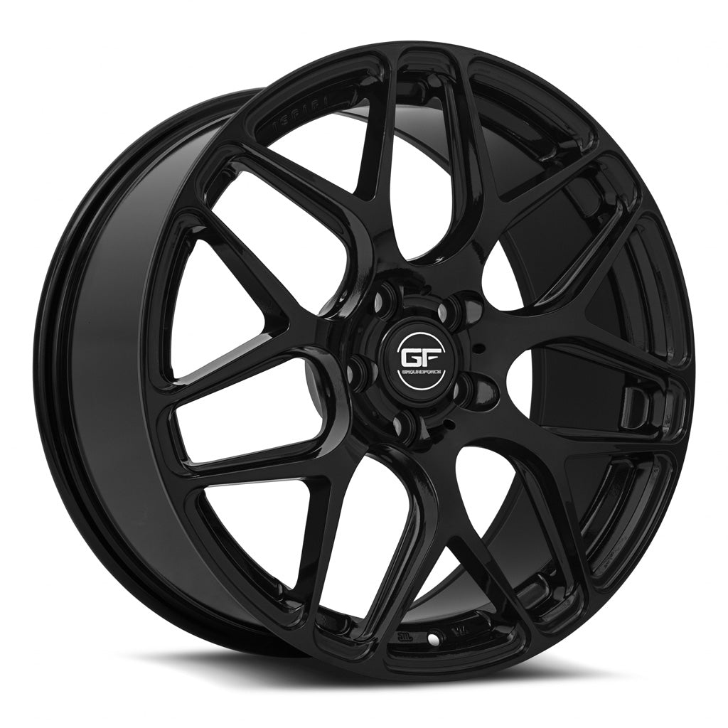 MRR GF9 Gloss Black 19x8.5 +35 5x108mm 73.1mm - Wheelwiz