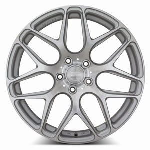 MRR GF9 Silver Machine Face 19x8.5 +35 5x112mm 66.6mm