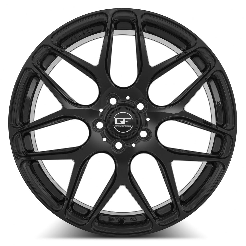 MRR GF9 Gloss Black 19x9.5 +40 5x108mm 73.1mm - Wheelwiz