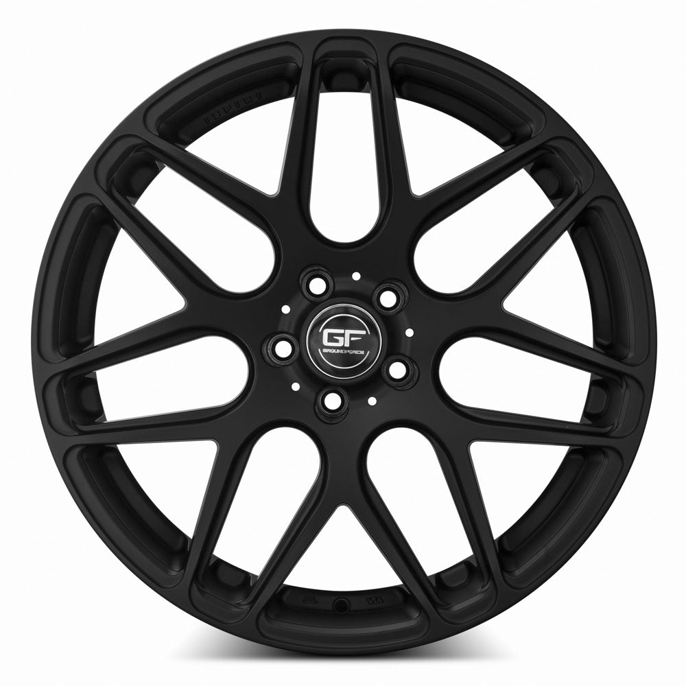 MRR GF9 Matte Black 19x9.5 +20 5x114.3mm 73.1mm - WheelWiz