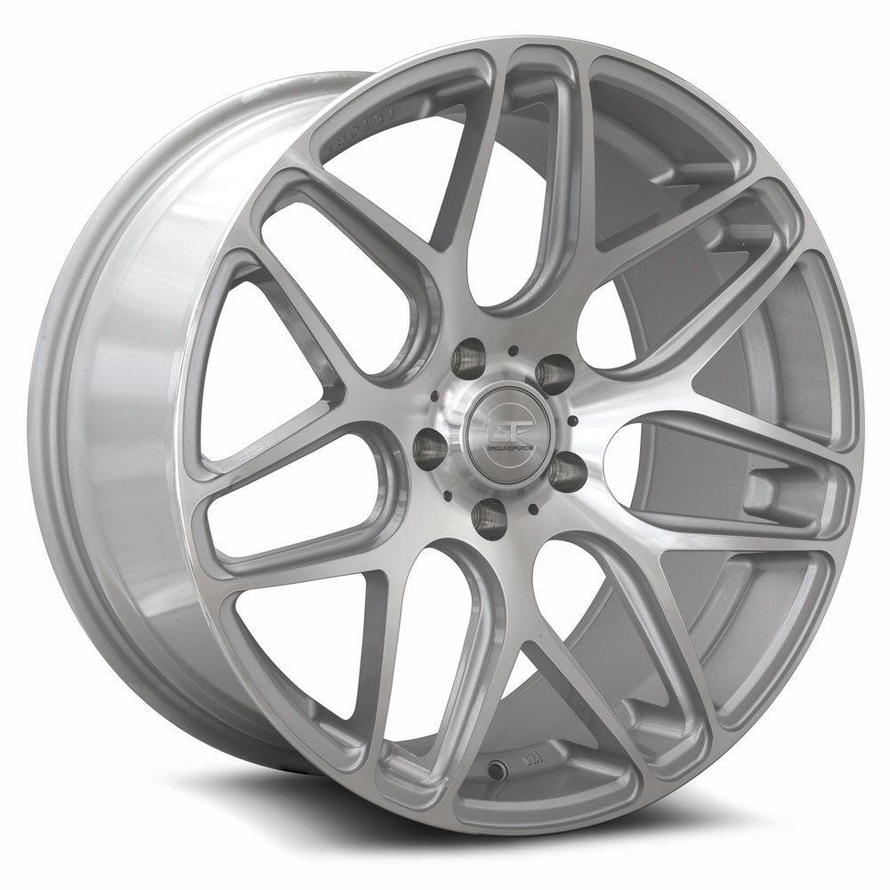 MRR GF9 Silver Machined Face 19x9.5 +20 5x114.3mm 73.1mm