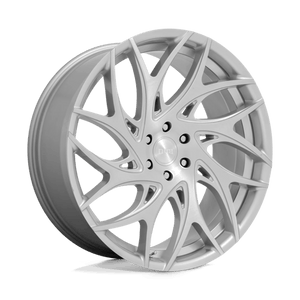 DUB S261 G.O.A.T. Silver Brushed Face 26x10 +10 5x127mm 78.1mm - Wheelwiz