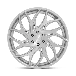 DUB S261 G.O.A.T. Silver Brushed Face 26x10 +10 5x127mm 78.1mm - Wheelwiz