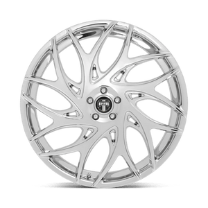 DUB S258 G.O.A.T. Chrome 26x10 +10 5x127mm 78.1mm - Wheelwiz