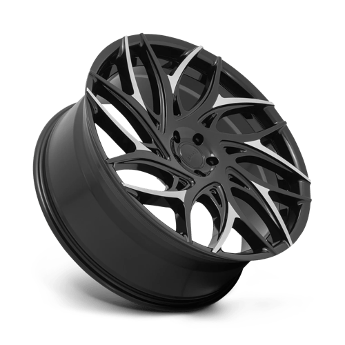 DUB S259 G.O.A.T. Gloss Black W/ Machined Spokes 22x9 +35 5x120mm 72.6mm - Wheelwiz